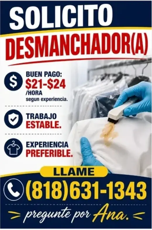 DRY-CLEANERS- DESMANCHADOR(A)