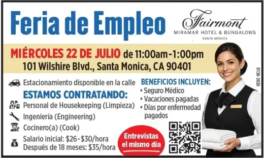 FERIA DE EMPLEO📍Santa Monica