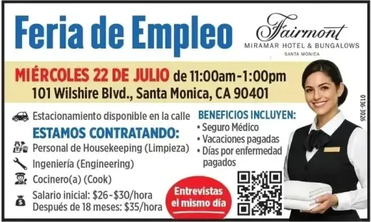 FERIA DE EMPLEO📍Santa Monica