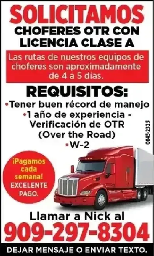 SOLICITO CHOFERES OTR 🚚