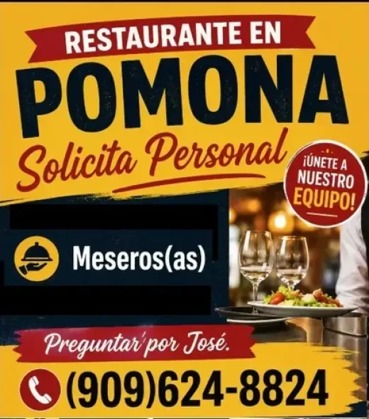 RESTAURANTE EN 📍POMONA