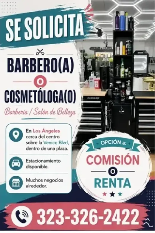 BARBERO(A)  o COSMETÓLOGA(O)
