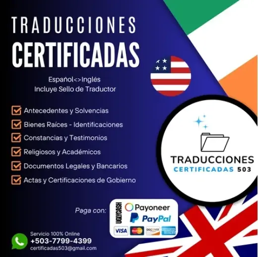 TRADUCCIONES CERTIFICADAS