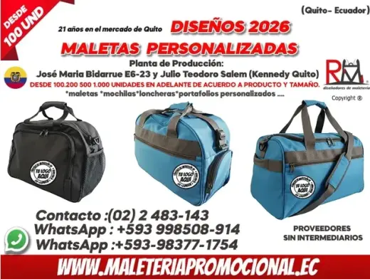 Maletas Personalizadas Ecuador