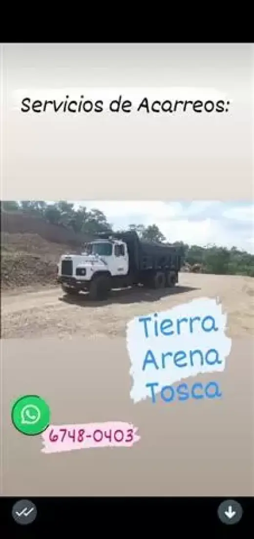 volquete para acarreos