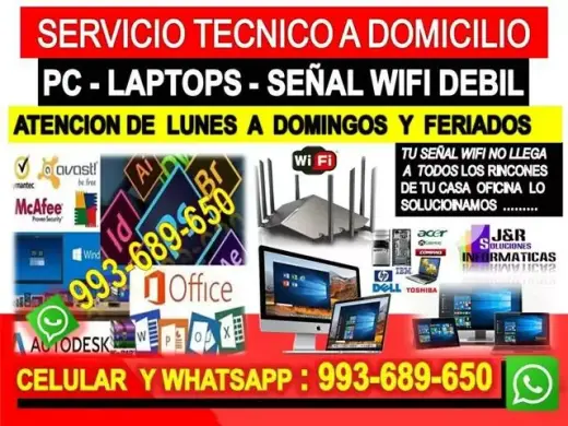 SERVICIO TECNICO WIFI PCS