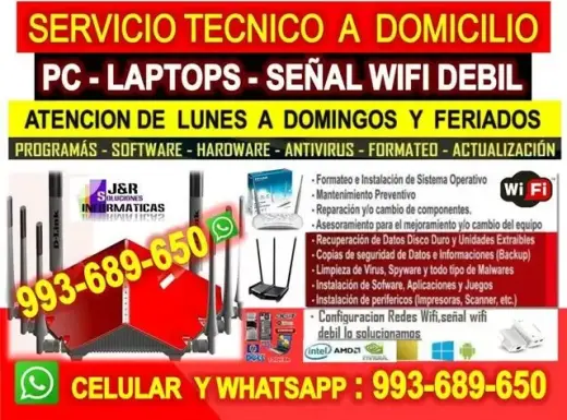 REPARACION REDES WIFI ROUTER
