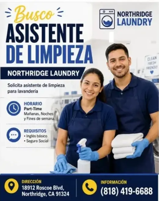 LIMPIEZA ASISTENTE📍Northridge
