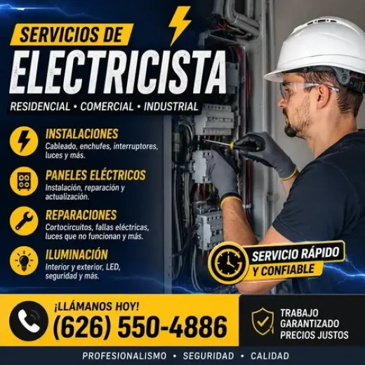 ⚡  ELECTRICISTA GENERAL ⚡