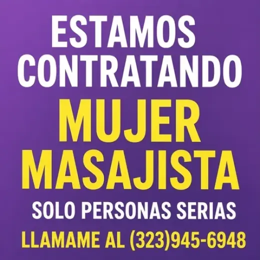 ¡Se solicita masajista!