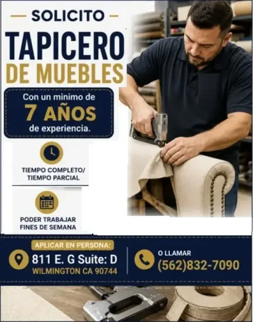 MUEBLES TAPICERO📍 Wilmington