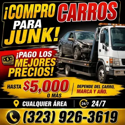 💵 ¡COMPRO CARROS PARA JUNK!