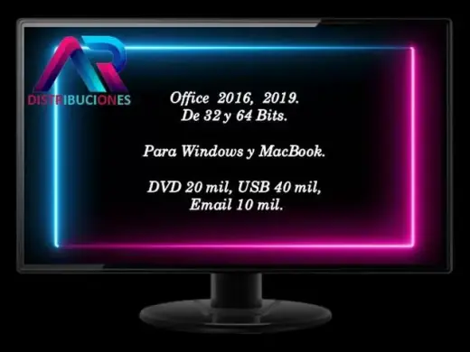 Office 2016, 2019, envió grati