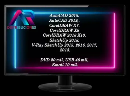 AutoCAD CorelDRAW envió gratis