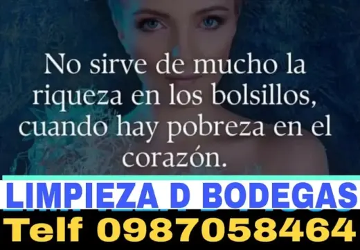 Limpieza de bodegas en Pifo