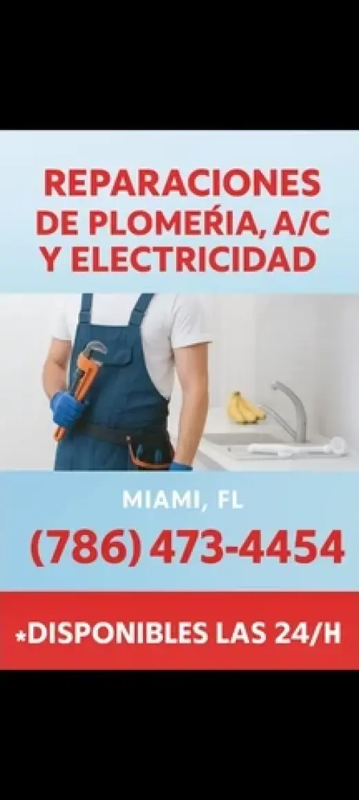 Handyman plomero y a/c 24h