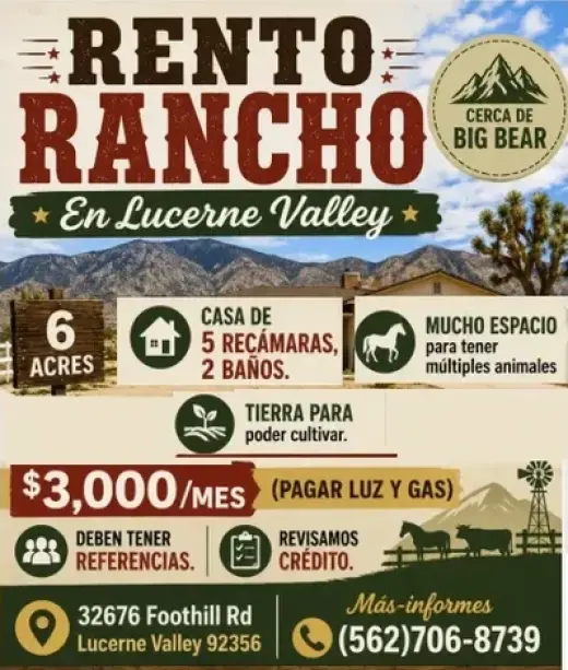 RENTO RANCHO 📍Lucerne Valley