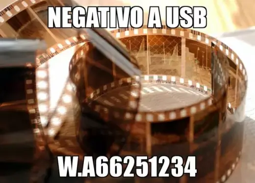 Pasa tus negativos a usb