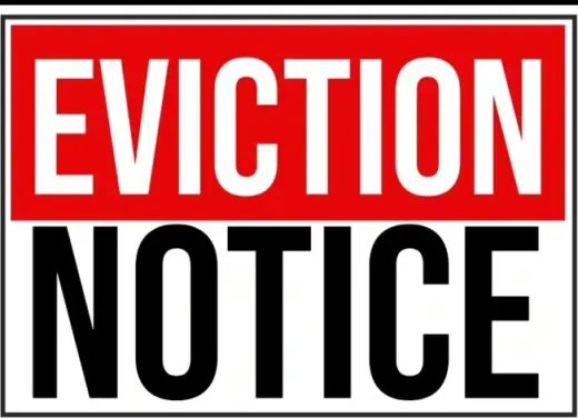 Evictions *desalojos no espere