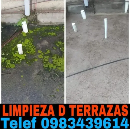 Limpieza de Terrazas en Quito