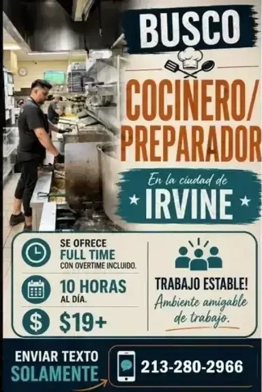 BUSCO COCINERO 📍Irvine