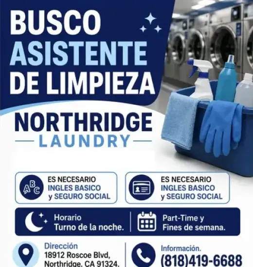 LIMPIEZA ASISTENTE📍Northridge