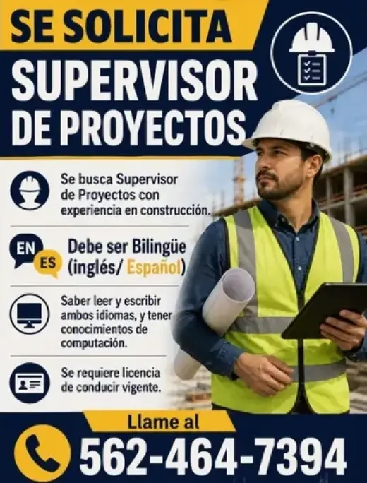 SUPERVISOR DE PROYECTOS