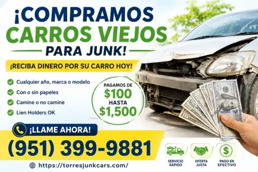 CASH POR SU JUNK CAR!