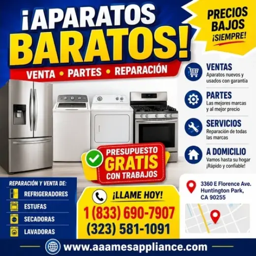 REPARACIÓN, ELECTRODOMÉSTICOS!