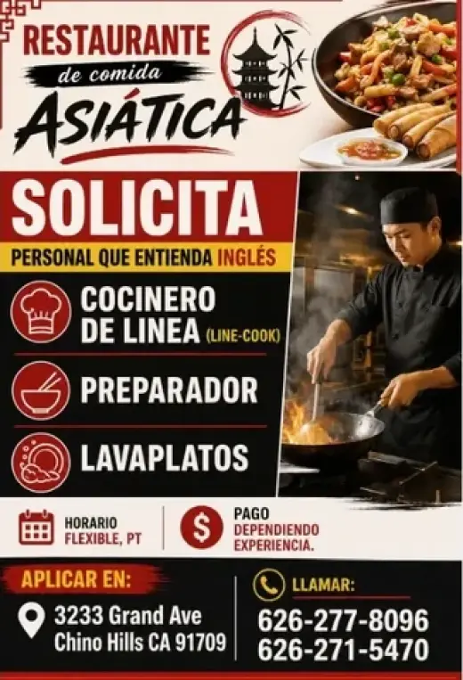 RESTAURANTE DE COMIDA ASIÁTICA