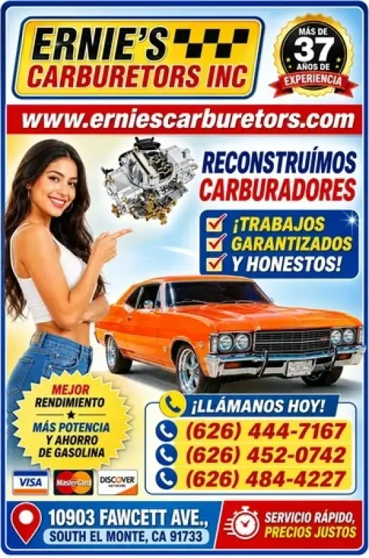 ¡REPARACIÓN DE CARBURADORES!!