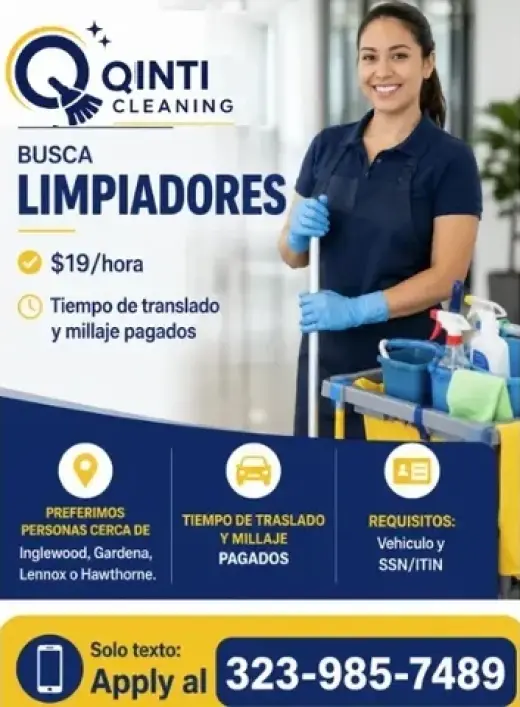 BUSCAMOS LIMPIADORES