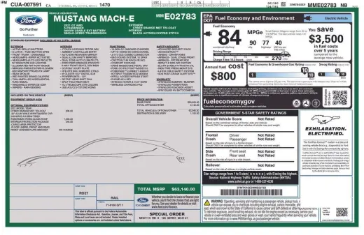 Ford Mustang Mach-E 2021 AWD GT 4dr SUV