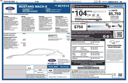Ford Mustang Mach-E 2025 AWD Premium 4p SUV