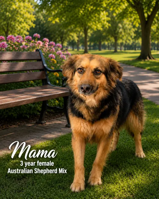- MAMA - 3 YEAR FEMALE AUSTRALIAN SHEPHERD MIX