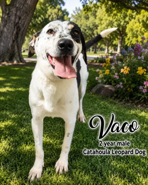 - VACO – 2 YEAR MALE CATAHOULA LEOPARD DOG