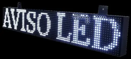 arreglo avisos led,dispensador