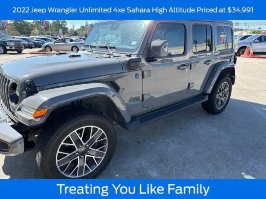 Jeep Wrangler Unlimited 2022 4x4 Sahara 4xe 4p SUV
