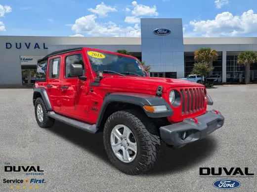 Jeep Wrangler Unlimited 2018 4x4 Sport 4dr SUV (lanzamiento a mitad de año)