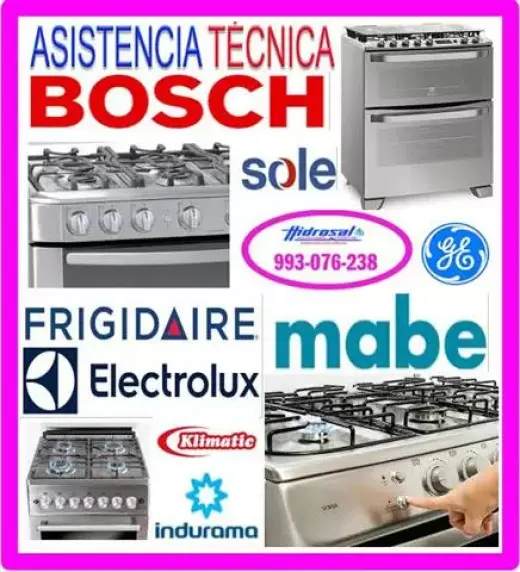 Reparación cocinas a gas Bosch
