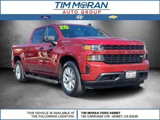 Chevrolet Silverado 1500 2020 4x2 Custom 4p Cabina Completa Estándar 5.8 ft. SB