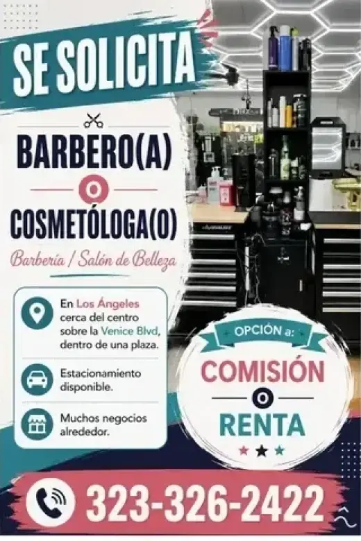 BARBERO(A)  o COSMETÓLOGA(O)