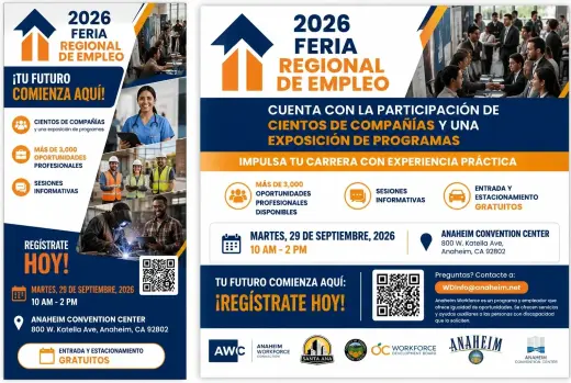 Feria Regional de Empleo 2026 en Anaheim – Más de 3,000 oportunidades