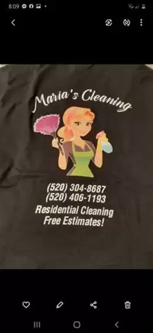 Maria's cleaning