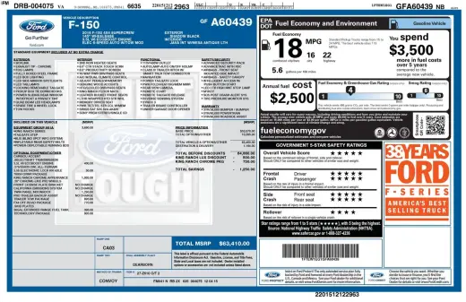 Ford F-150 2016 4x4 King Ranch 4dr SuperCrew 5.5 ft. SB