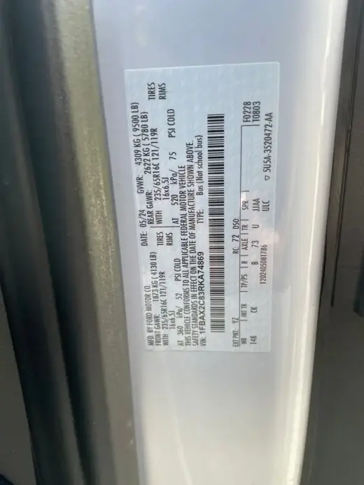 Ford Transit 2024 350 XL 3dr LWB Tech Roof Passenger Van