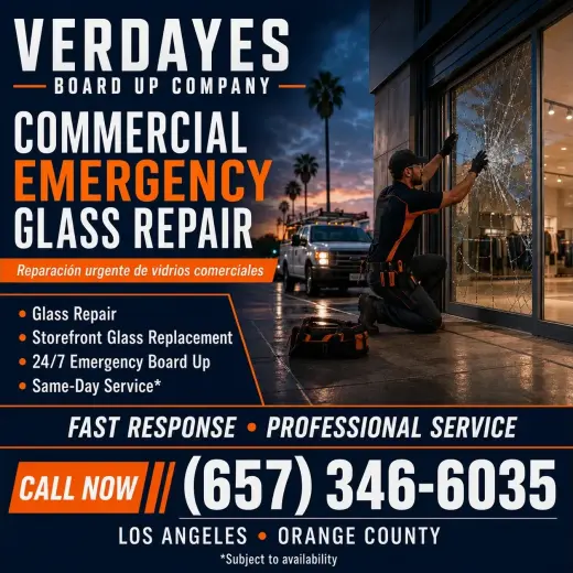 🚨 BROKEN STOREFRONT GLASS? WE’RE READY TO HELP!