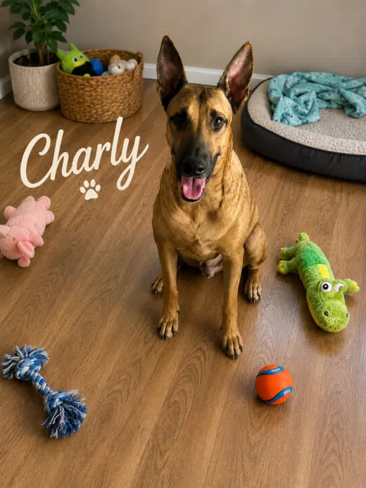 CHARLY – 1 YEAR MALE BELGIAN MALINOIS