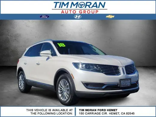 Lincoln MKX 2018, versión Select, SUV de 4 puertas