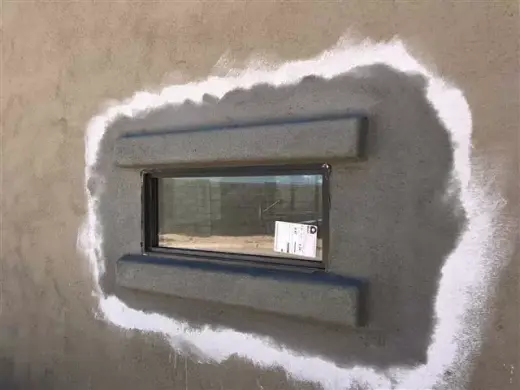 Stucco repair work